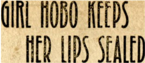 Bessie the Girl Hobo - Rocky Mountain News - April 18 1906.png