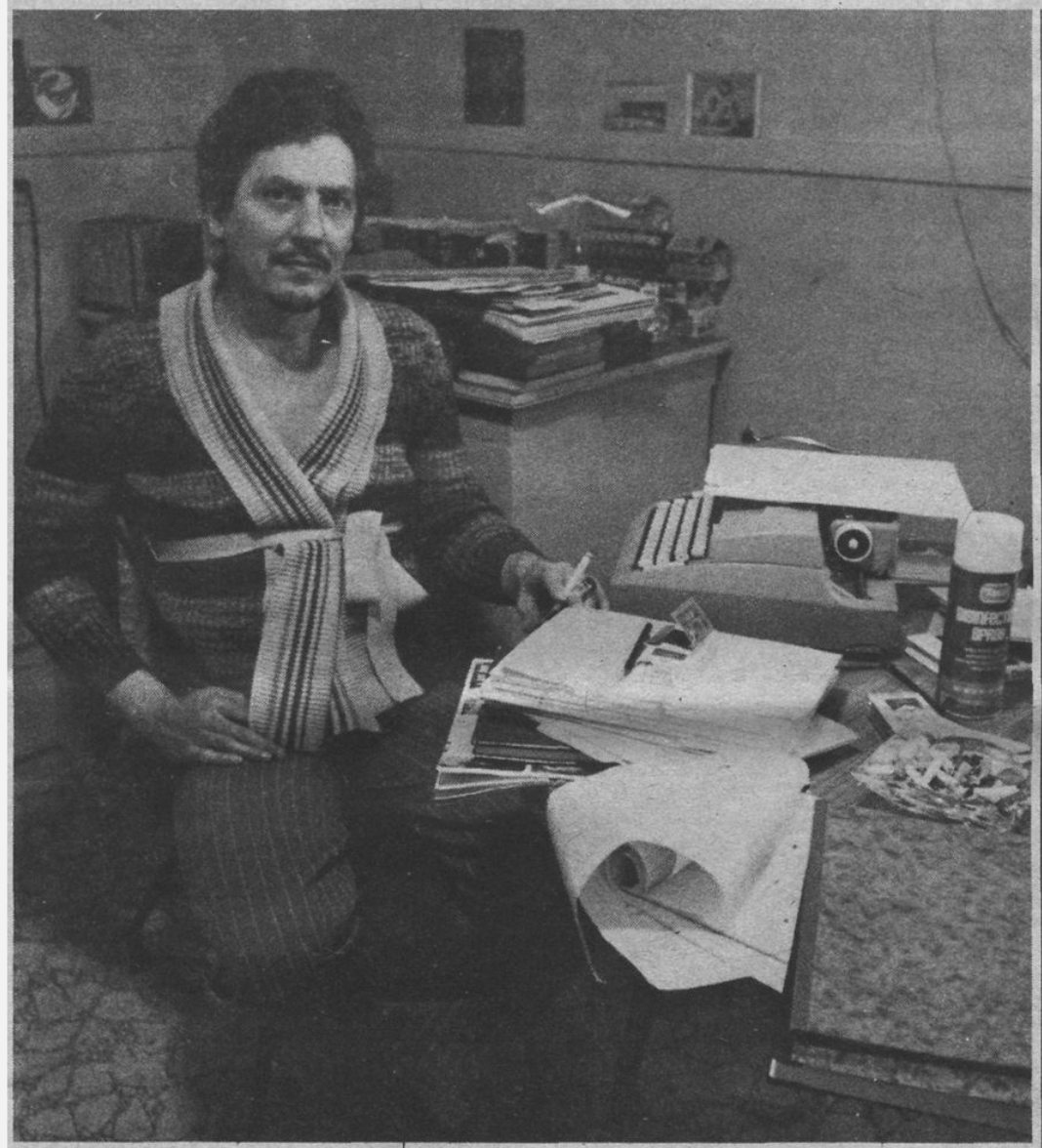 Malachi Truman Harris - John Morris - Gaysweek 1979 - Typewriter.png500