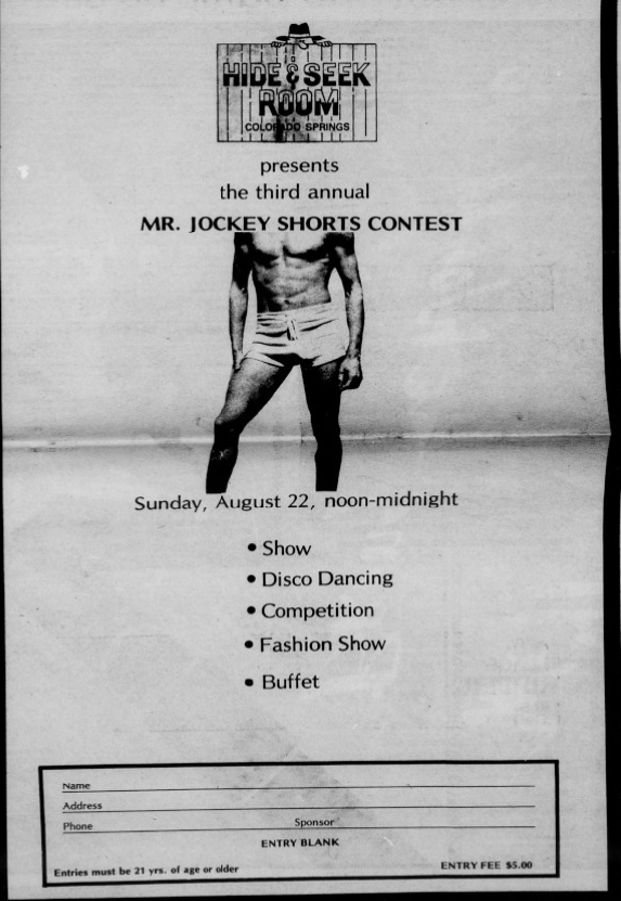 Mr. Jockey Shorts Contest - Out Front - 8-6-76.png